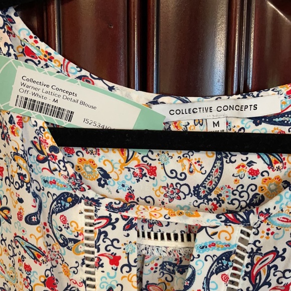 Collective Concepts Top NWT Medium Stitch Fix - Picture 3 of 9